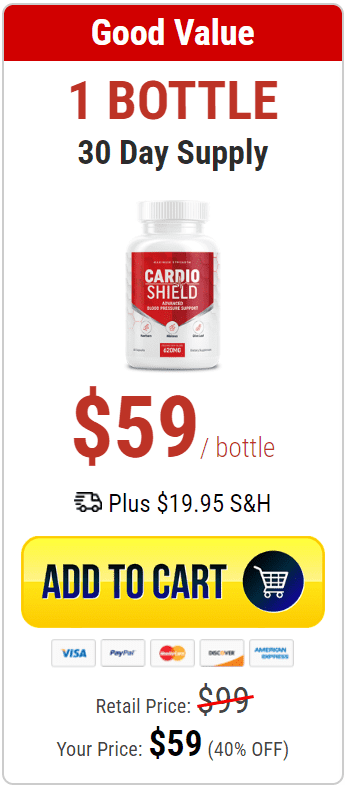 cardio shield single bottle